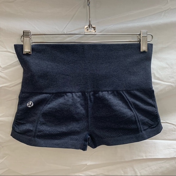 LuluLemon High Waisted Grey Shorts - Picture 7 of 7